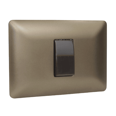 INTERRUPTOR SIMPLE 9/12 10A 220V MTX CAFE STANFORD