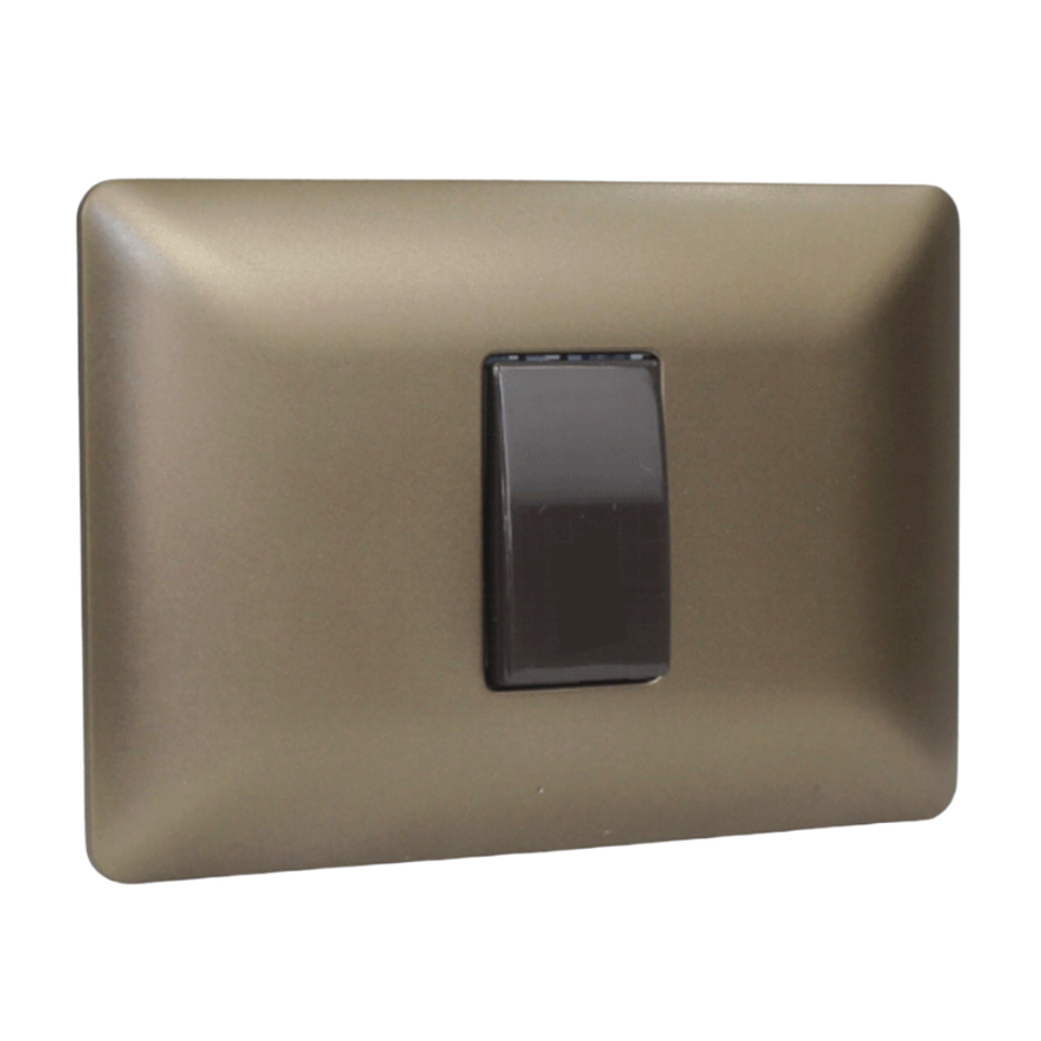 INTERRUPTOR SIMPLE 9/12 10A 220V MTX CAFE STANFORD 1