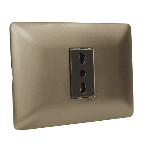 TOMACORRIENTE SIMPLE 2P+T 10/16A 220V CAFE 4919 STANFORD