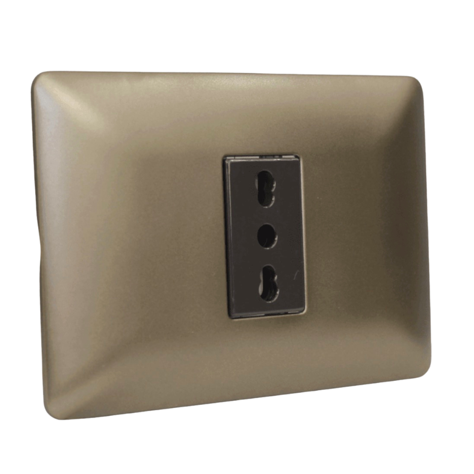 TOMACORRIENTE SIMPLE 2P+T 10/16A 220V CAFE 4919 STANFORD 1