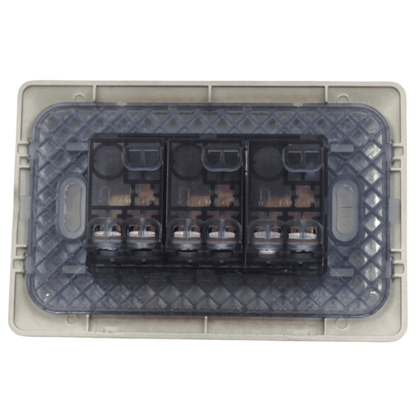 INTERRUPTOR TRIPLE 9/32 10A 220V MTX CAFE STANFORD 3