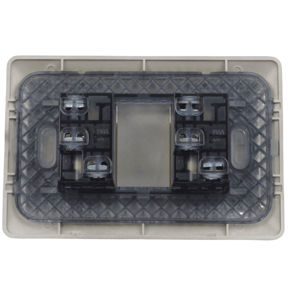  TOMACORRIENTE DOBLE 2P+T 10/16A 220V CAFÉ 4920 STANFORD 3