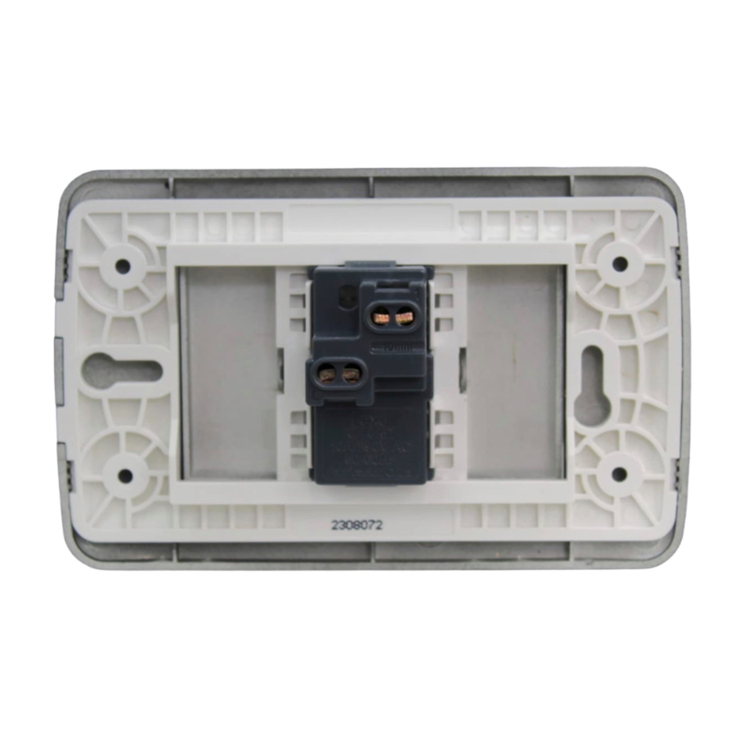 INTERRUPTOR PULSADOR TIMBRE TECLÓN 73MM 10A GRAFITO LEXO 3