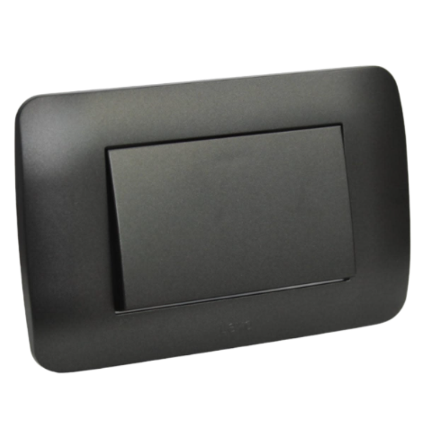 Interruptor Conmutador 9/24 Teclón 73mm 10A Grafito LEXO 1