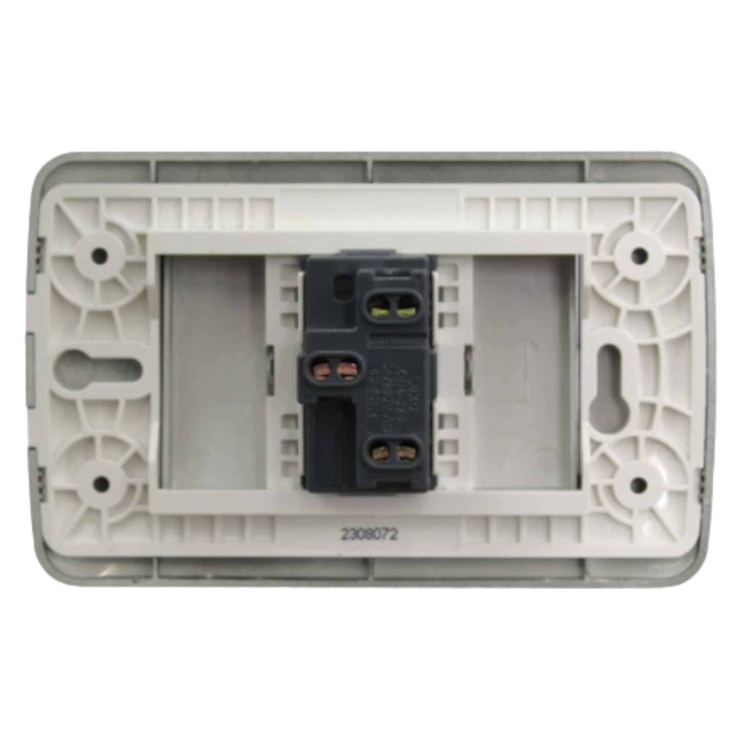 Interruptor Conmutador 9/24 Teclón 73mm 10A Grafito LEXO 3