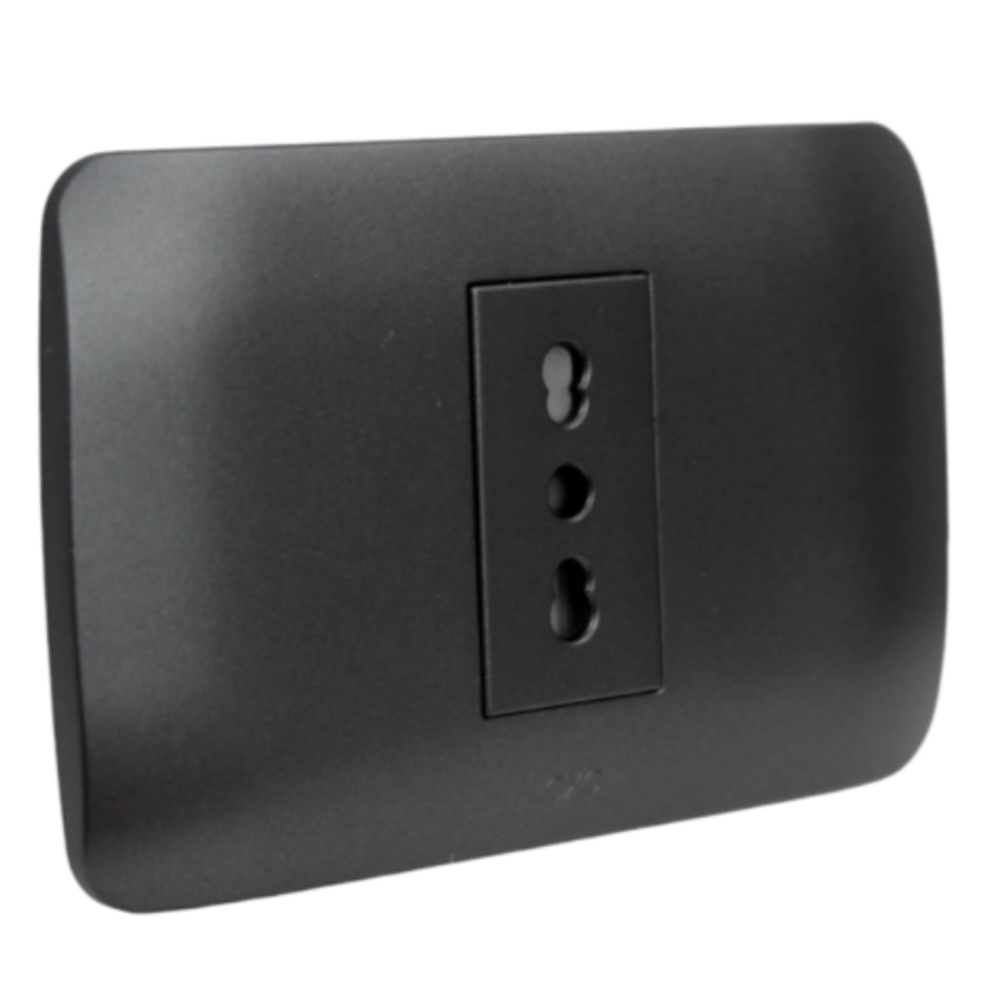 Toma Corriente Simple 10/16A 250V Grafito Armado LEXO 1