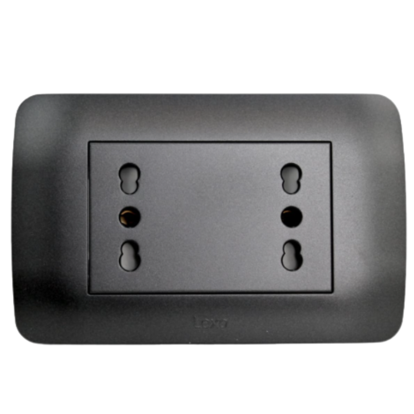 Toma Corriente DÚPLEX 10/16A 250V Grafito LEXO 2