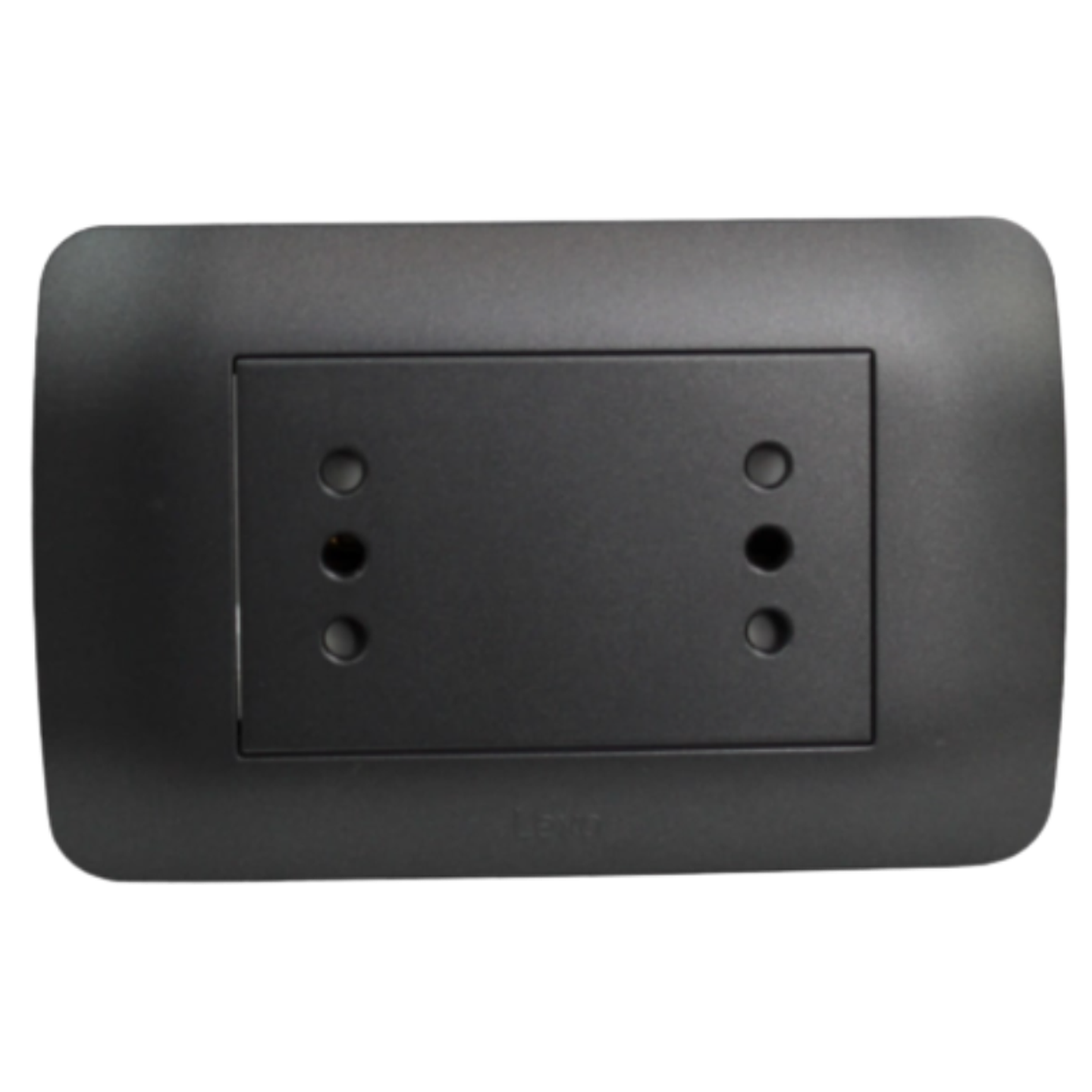 Toma Corriente DÚPLEX 10A 250V Grafito LEXO 2