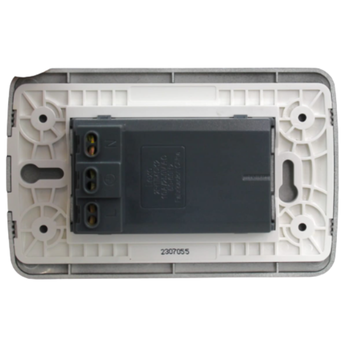 Toma Corriente TRIPLEX 10A 250V Grafito LEXO 3