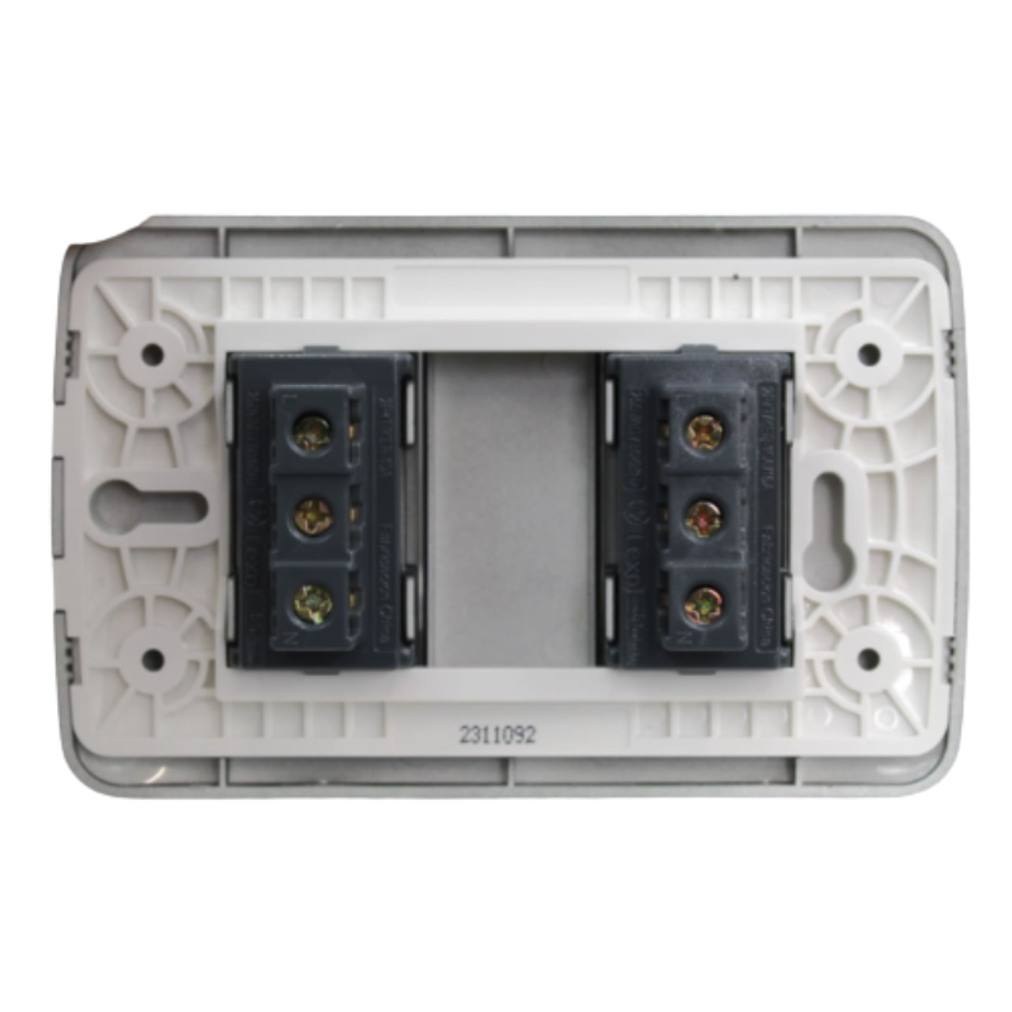  Toma Corriente Doble 10A+10/16A 250V Grafito Armado LEXO 3