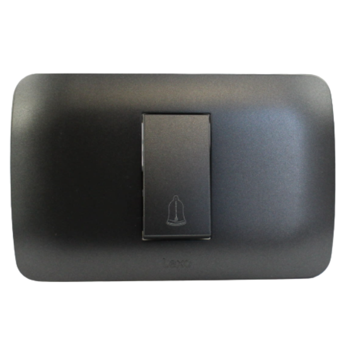 Pulsador Timbre 10A 250V Grafito Armado LEXO 2