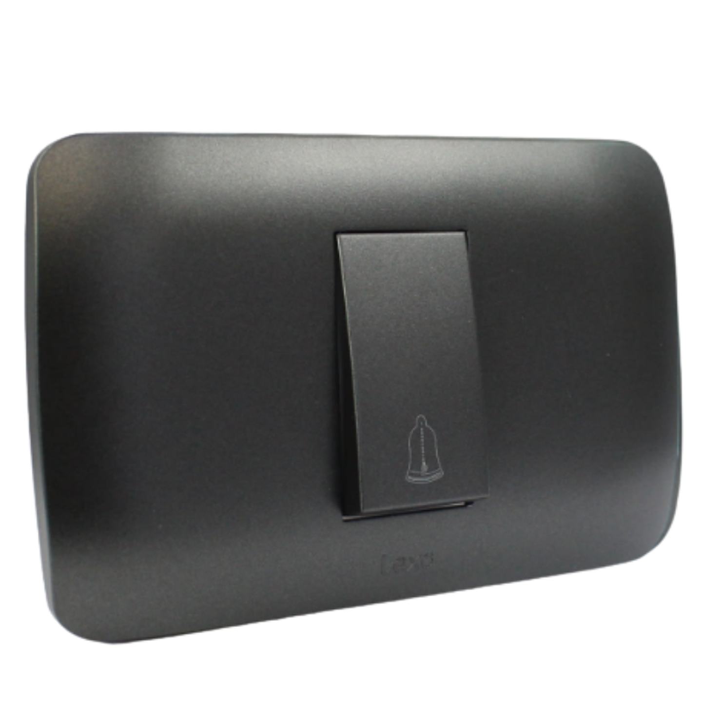 Pulsador Timbre 10A 250V Grafito Armado LEXO 1