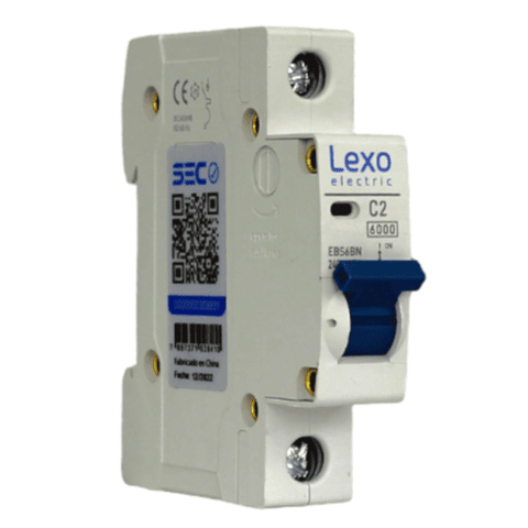 Automático 1xA 6kA Curva C Lexo  