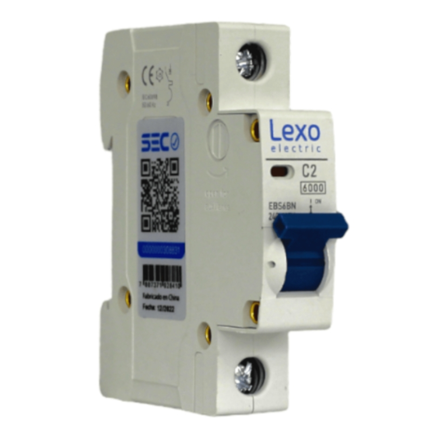 Automático 1xA 6kA Curva C Lexo   1