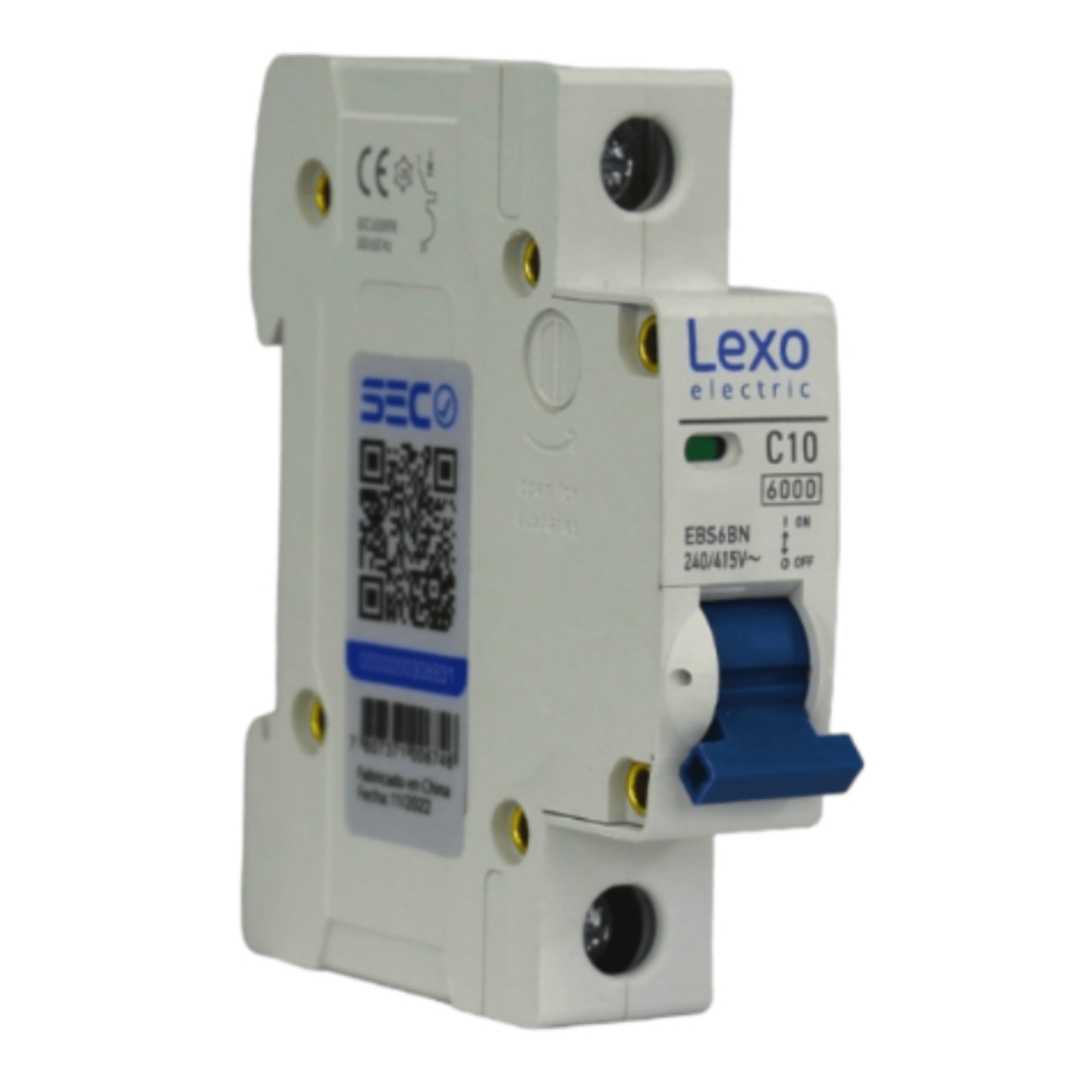 Automático 1xA 6kA Curva C Lexo   3