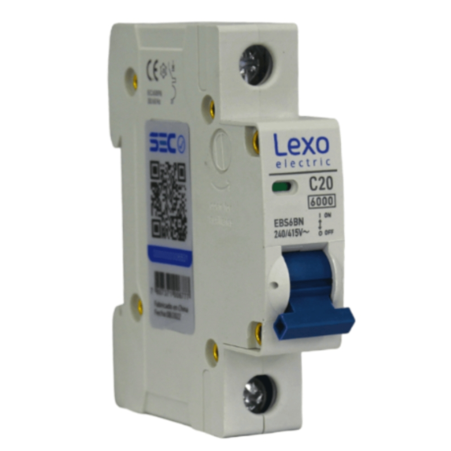 Automático 1xA 6kA Curva C Lexo   5