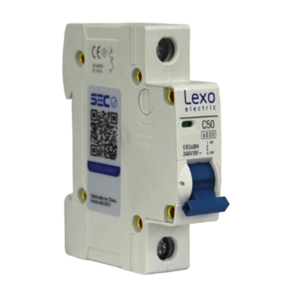 Automático 1xA 6kA Curva C Lexo   9