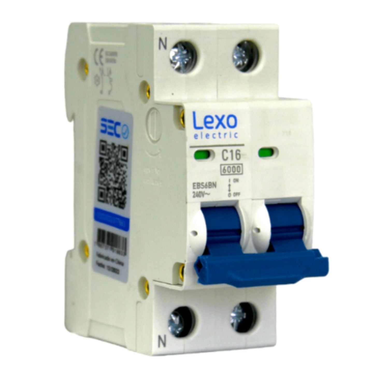 Automático 1P+N A 6kA Curva C 240V Lexo  2