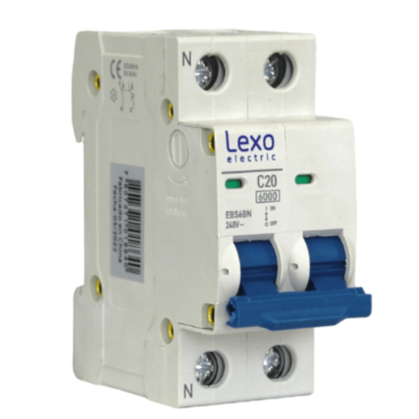 Automático 1P+N A 6kA Curva C 240V Lexo  3