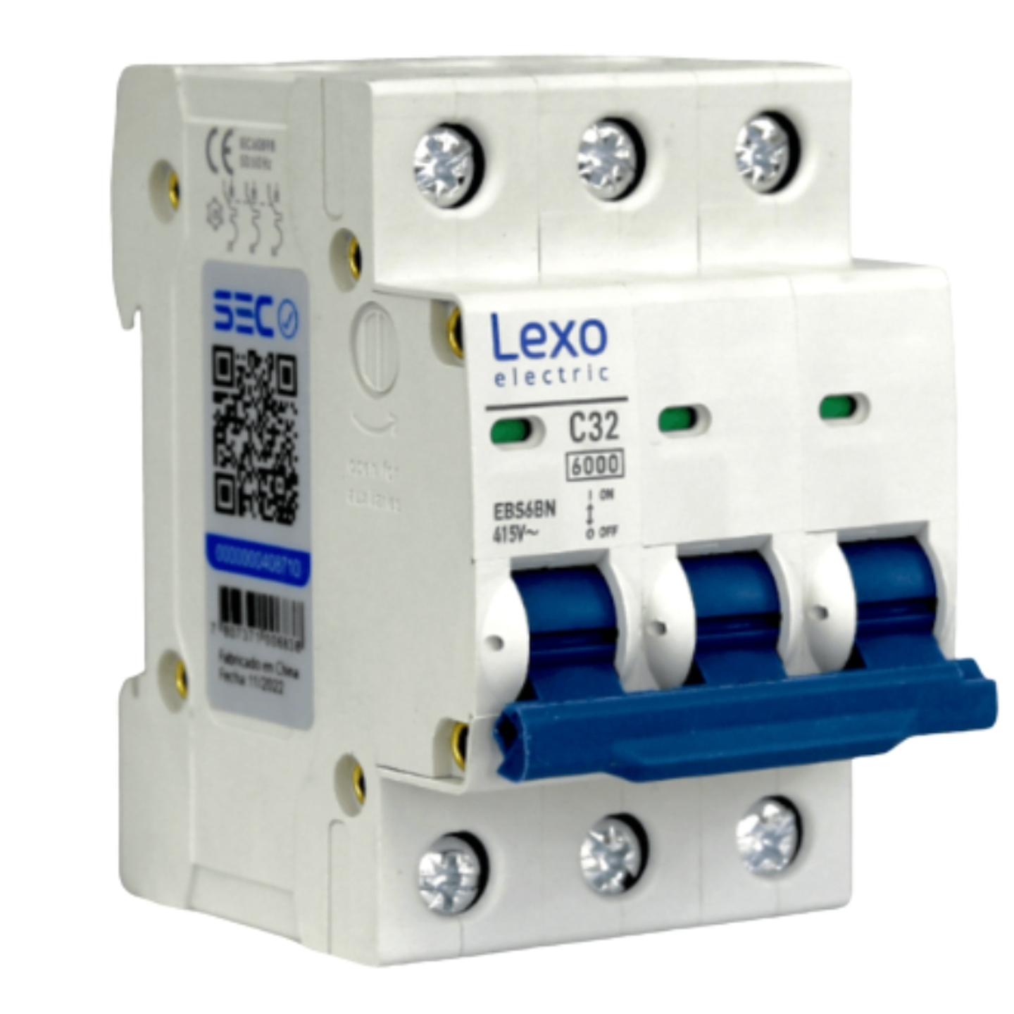 Automático 3xA 6kA Curva C 240V Lexo   5