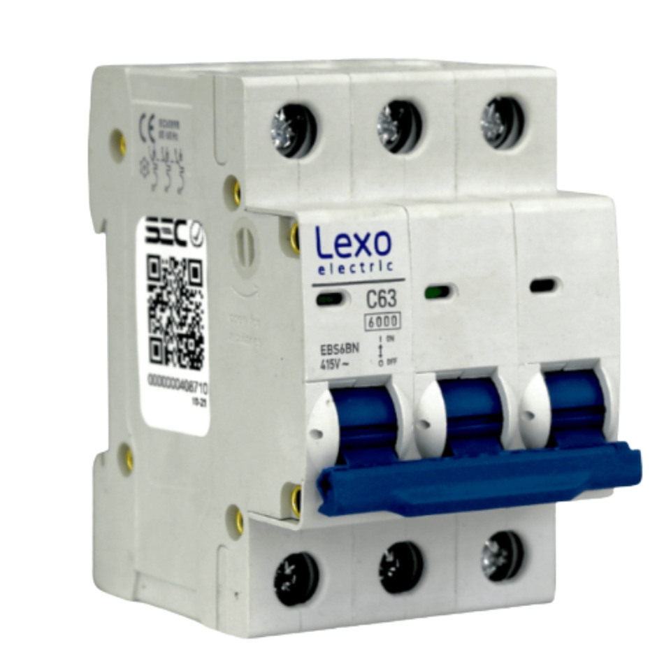 Automático 3xA 6kA Curva C 240V Lexo   7