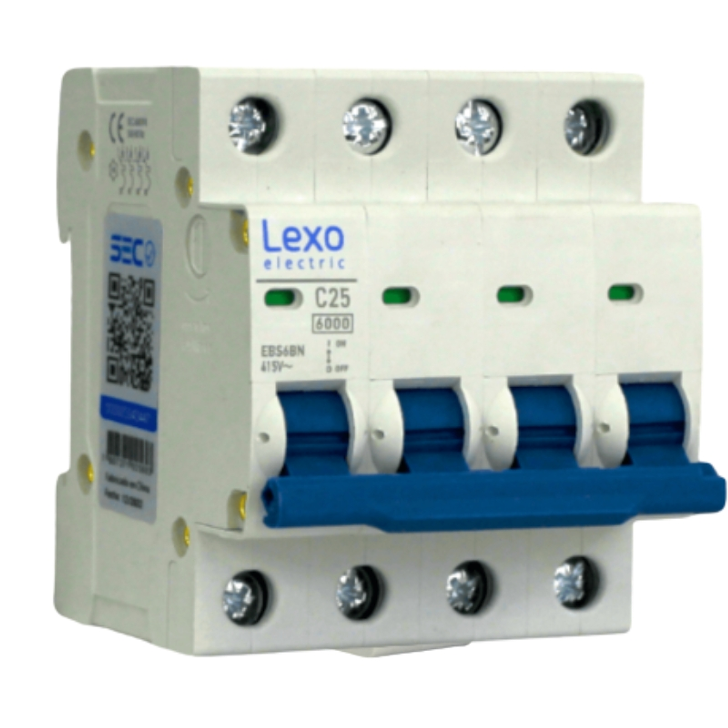 Automático 4xA 6kA Curva C 240V Lexo  3