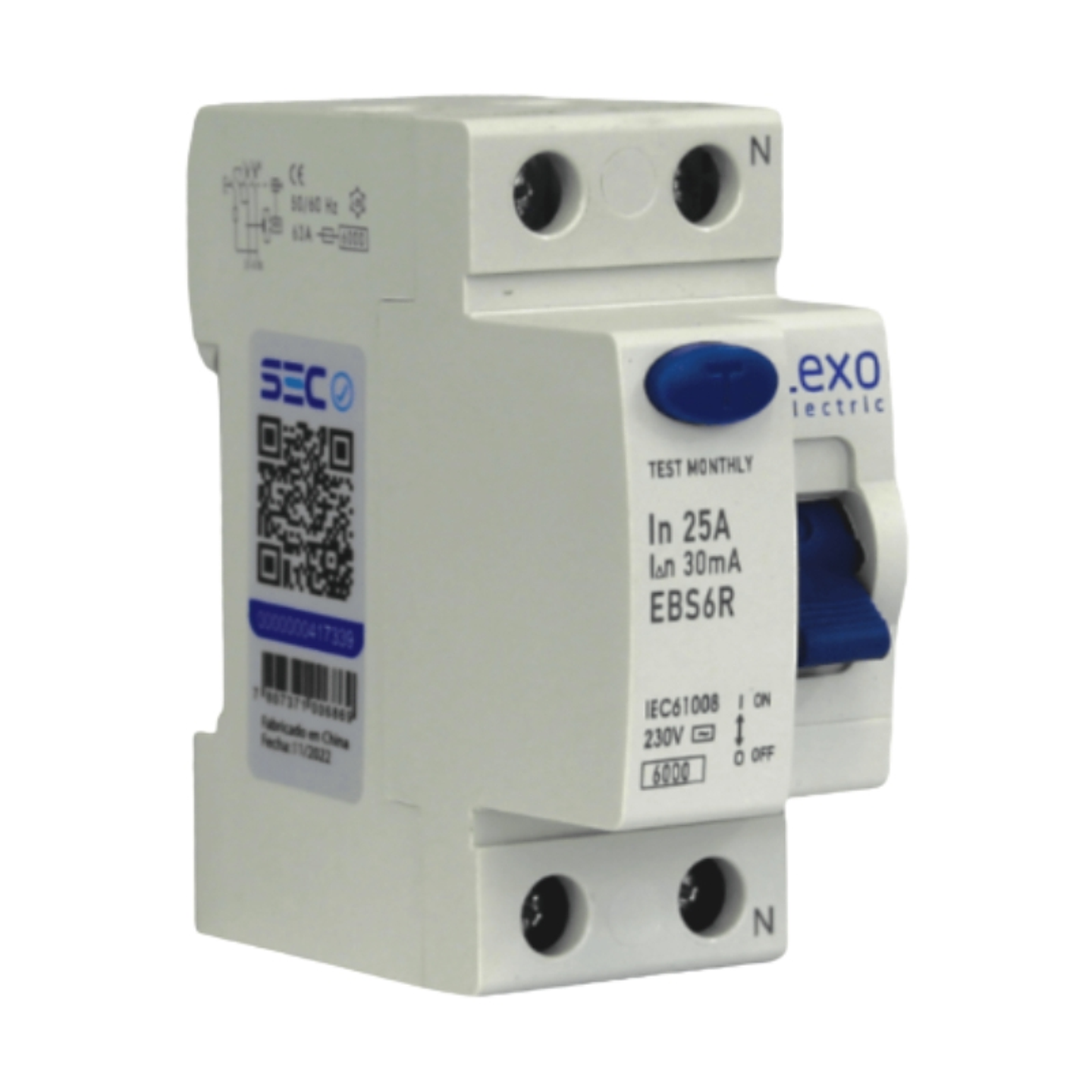 Interruptor Diferencial 2x25a 30ma Lexo Certificado 1