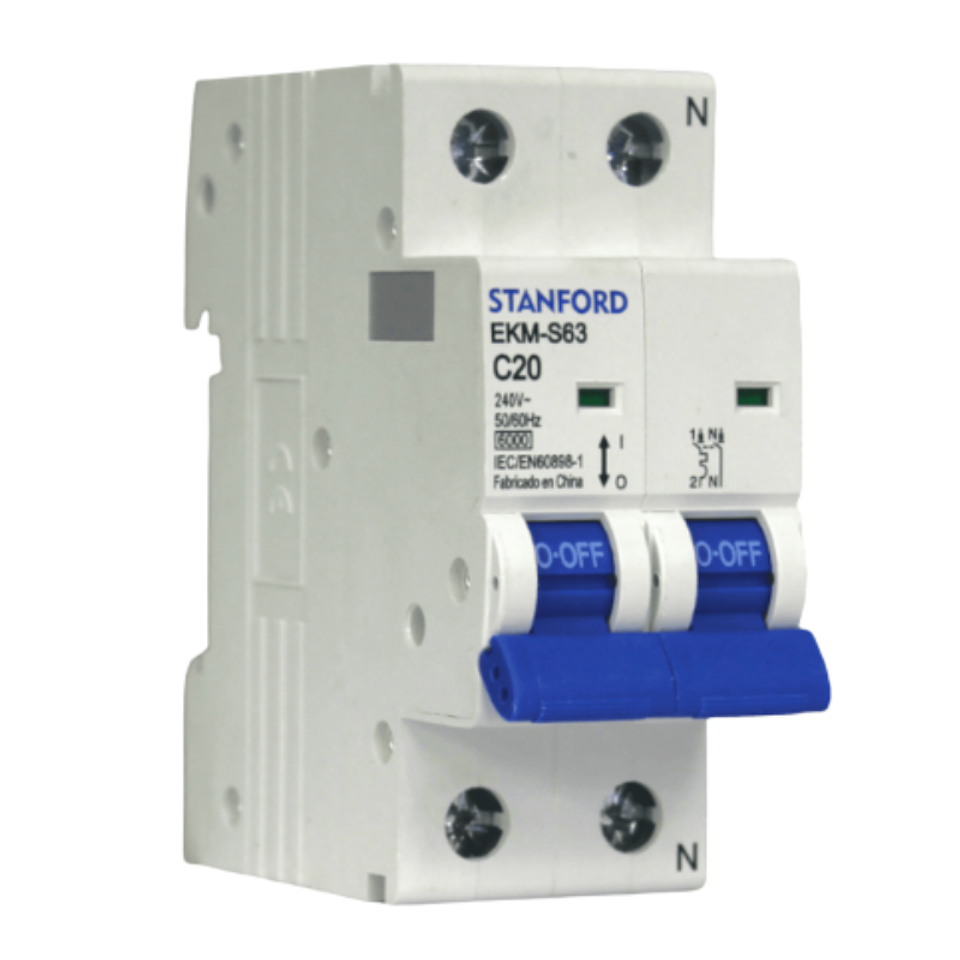 Automático 2x20A 6kA Curva C 240/v Stanford   2