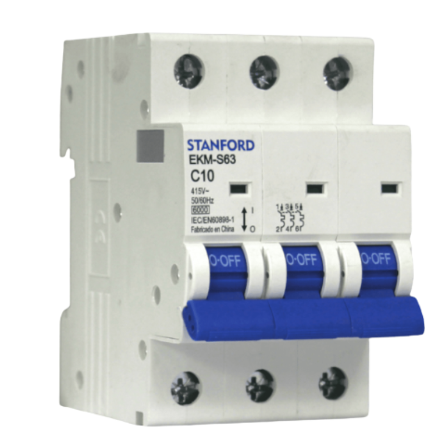Automático 3x10A 6kA Curva C 240/v Stanford  1