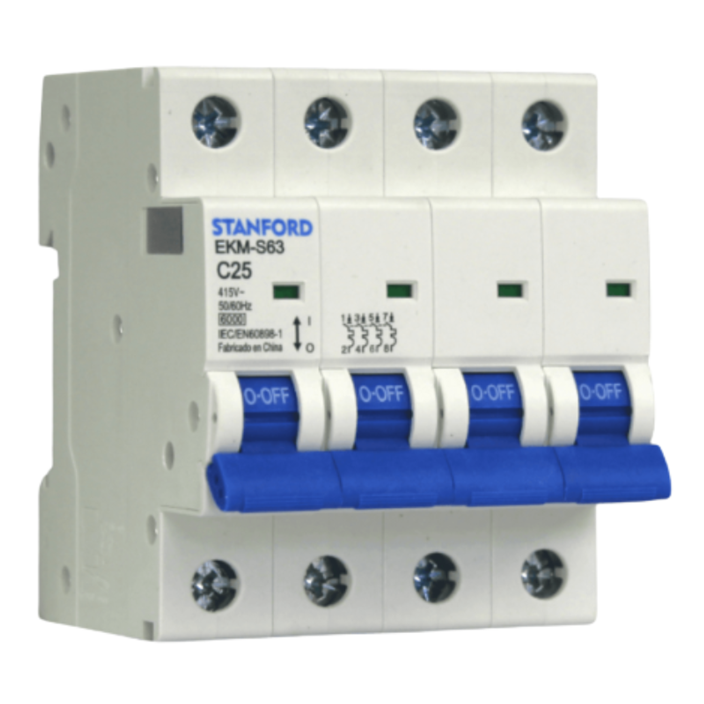  Automático 4x63A 6kA Curva C 240/v Stanford  4