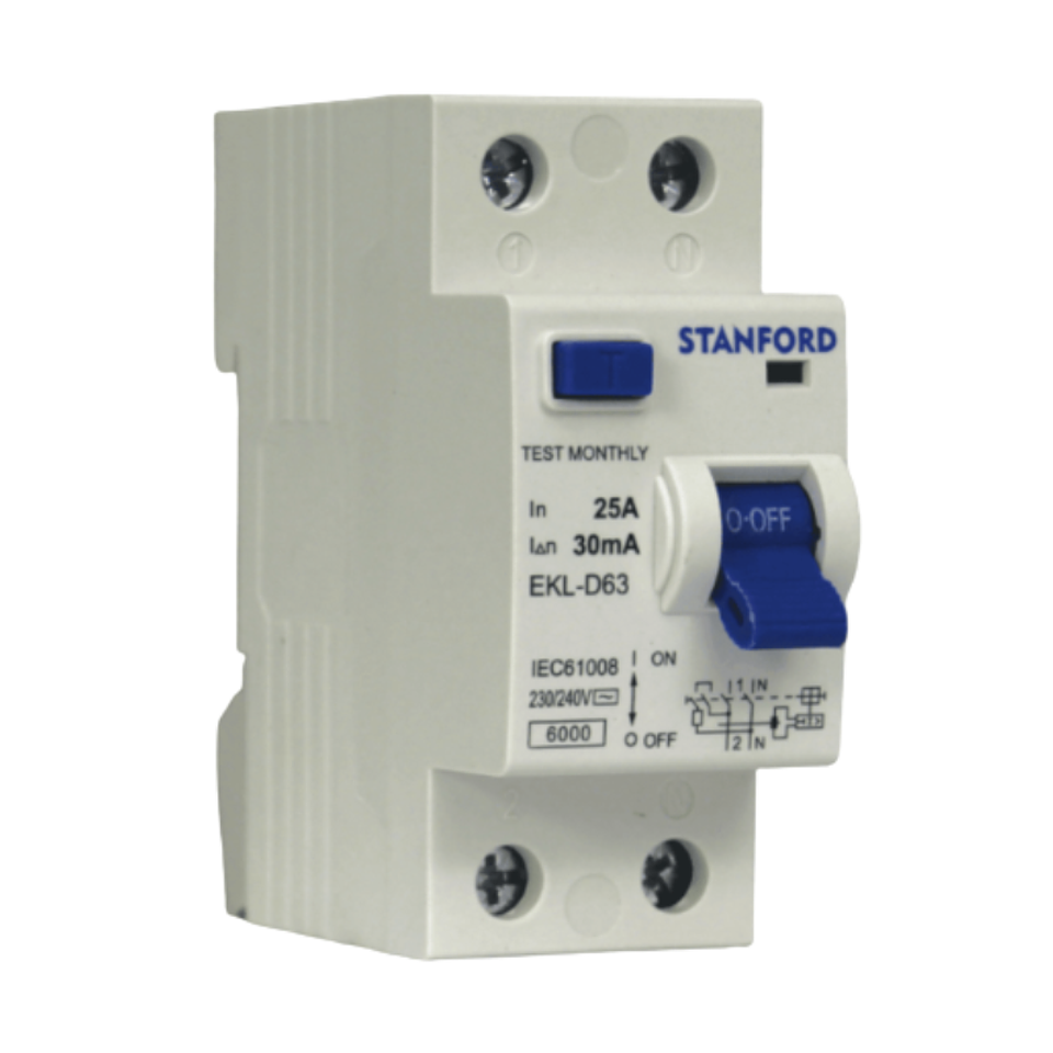  Interruptor Diferencial 2x25A 30mA Stanford 1