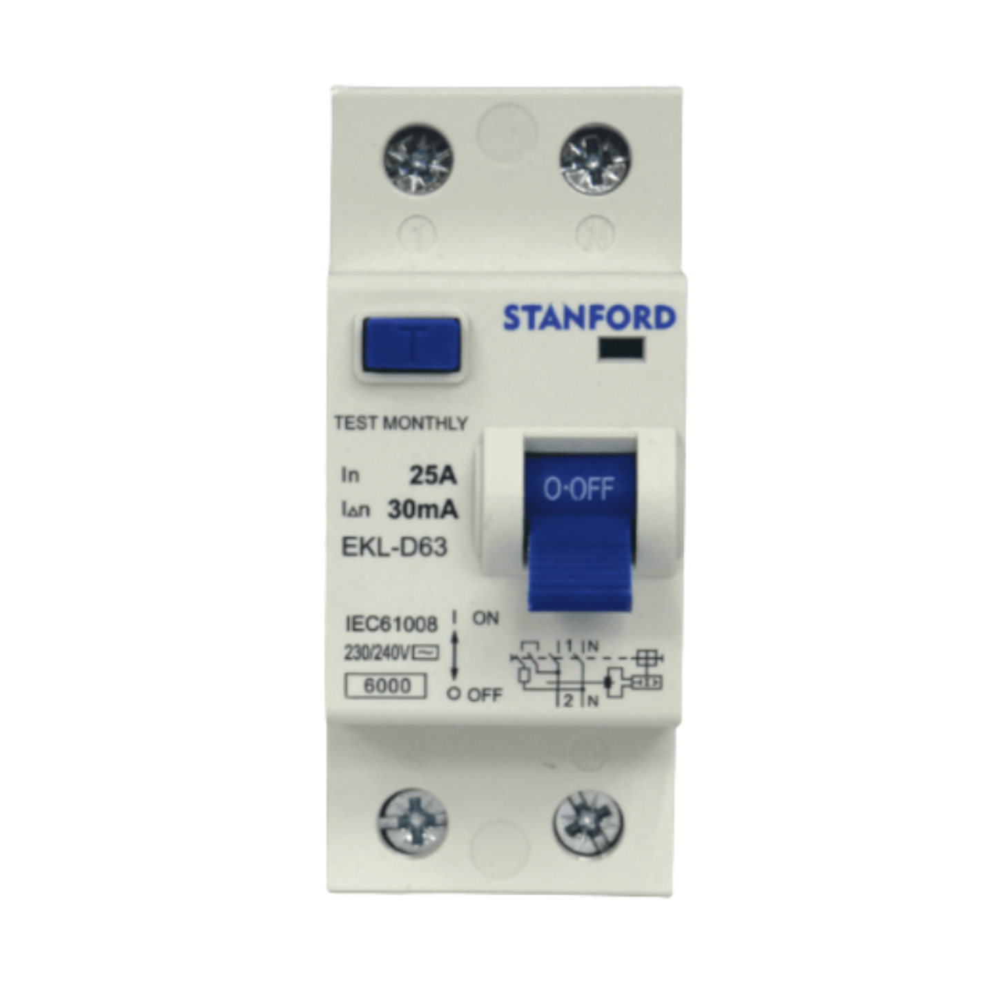  Interruptor Diferencial 2x25A 30mA Stanford 2