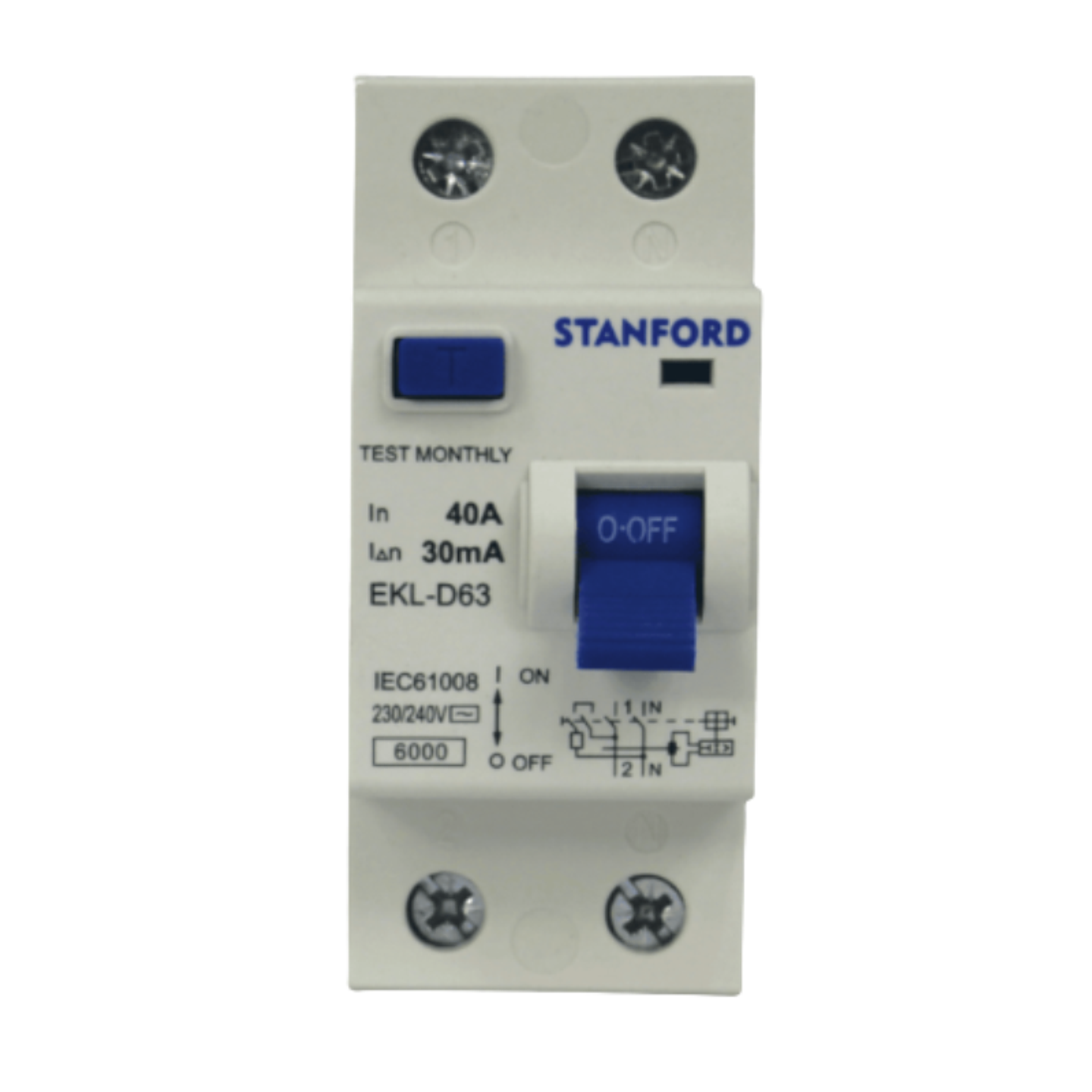 Interruptor Diferencial 2x40A 30mA Stanford 2