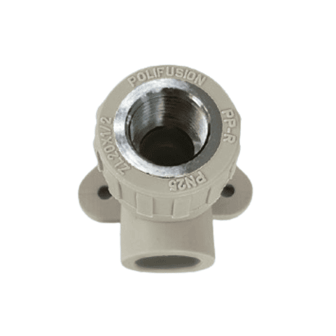 Codo Fusion Hilo Metálico HI C/Soporte PP-R