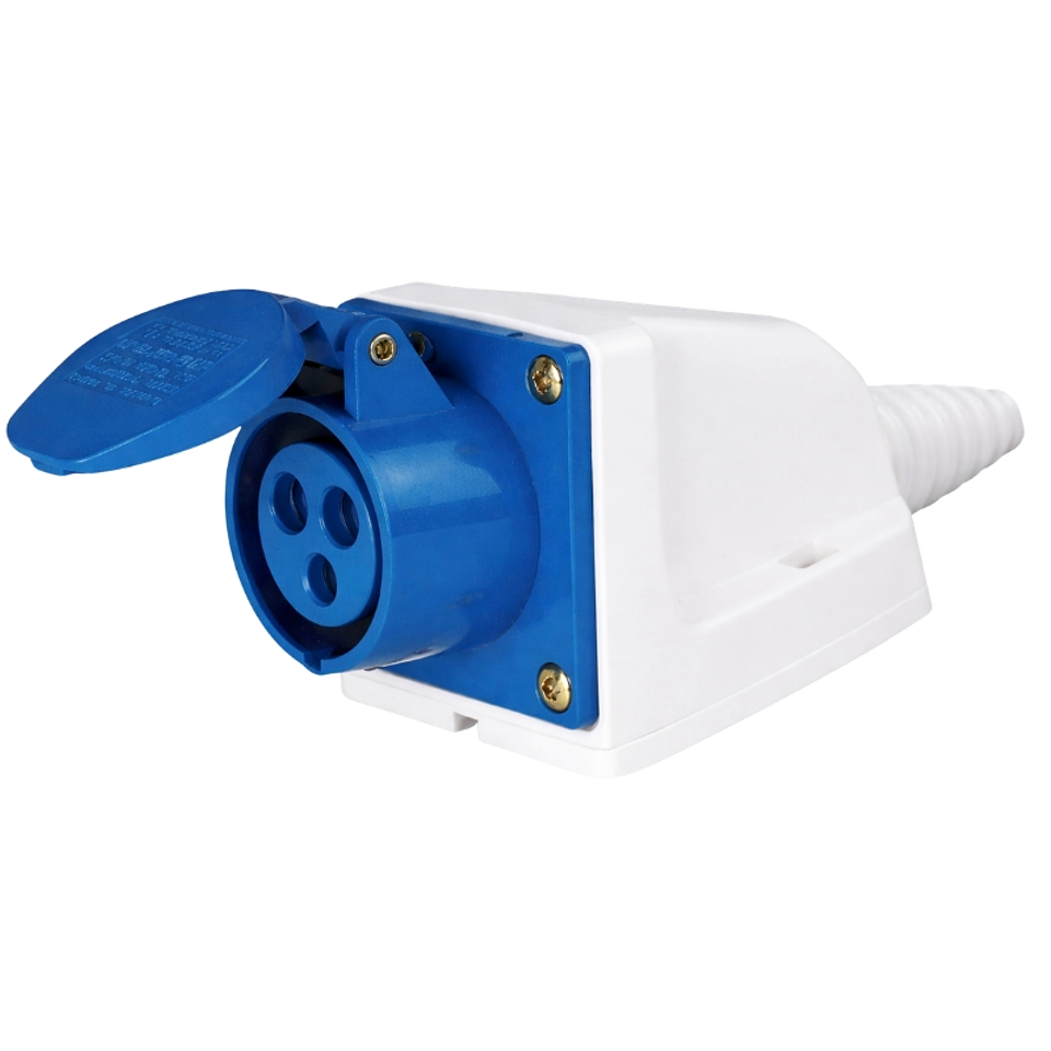 Enchufes Industriales IP44 2P+T 220v 3