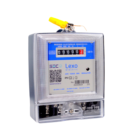 Medidor Electríco Monofásico Certificado Lexo
