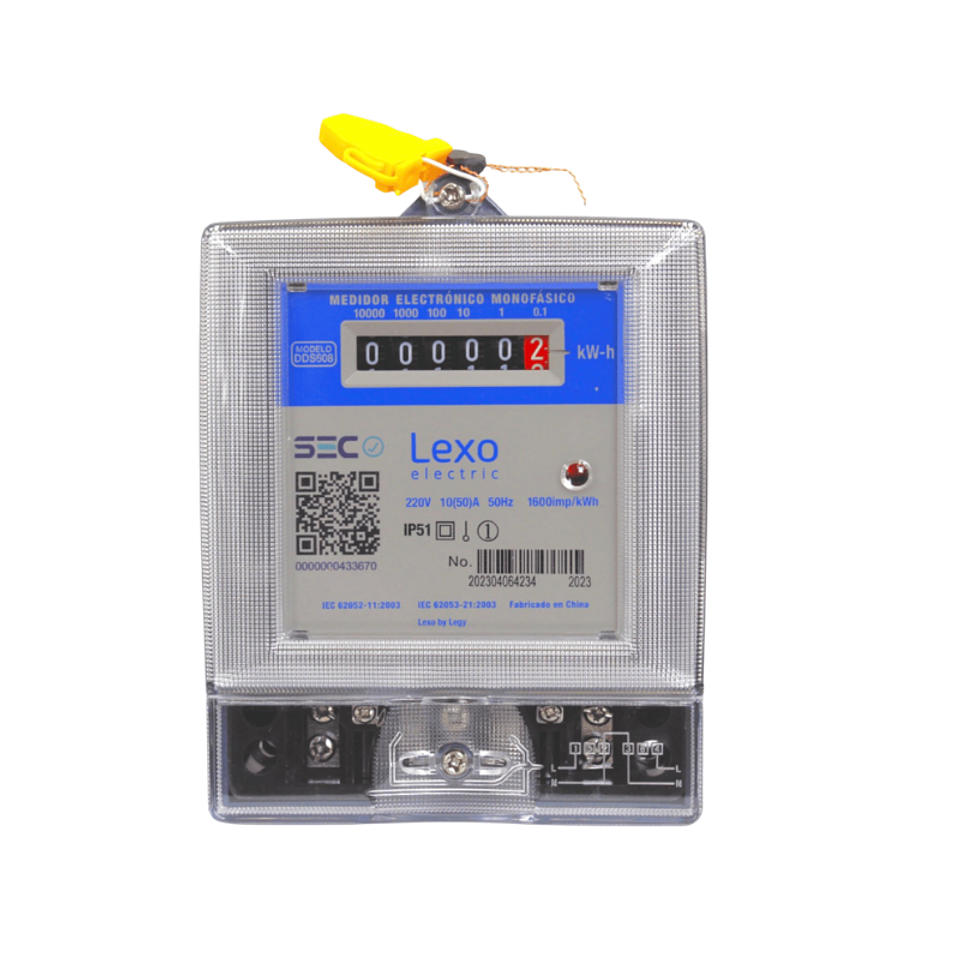 Medidor Electríco Monofásico Certificado Lexo 2