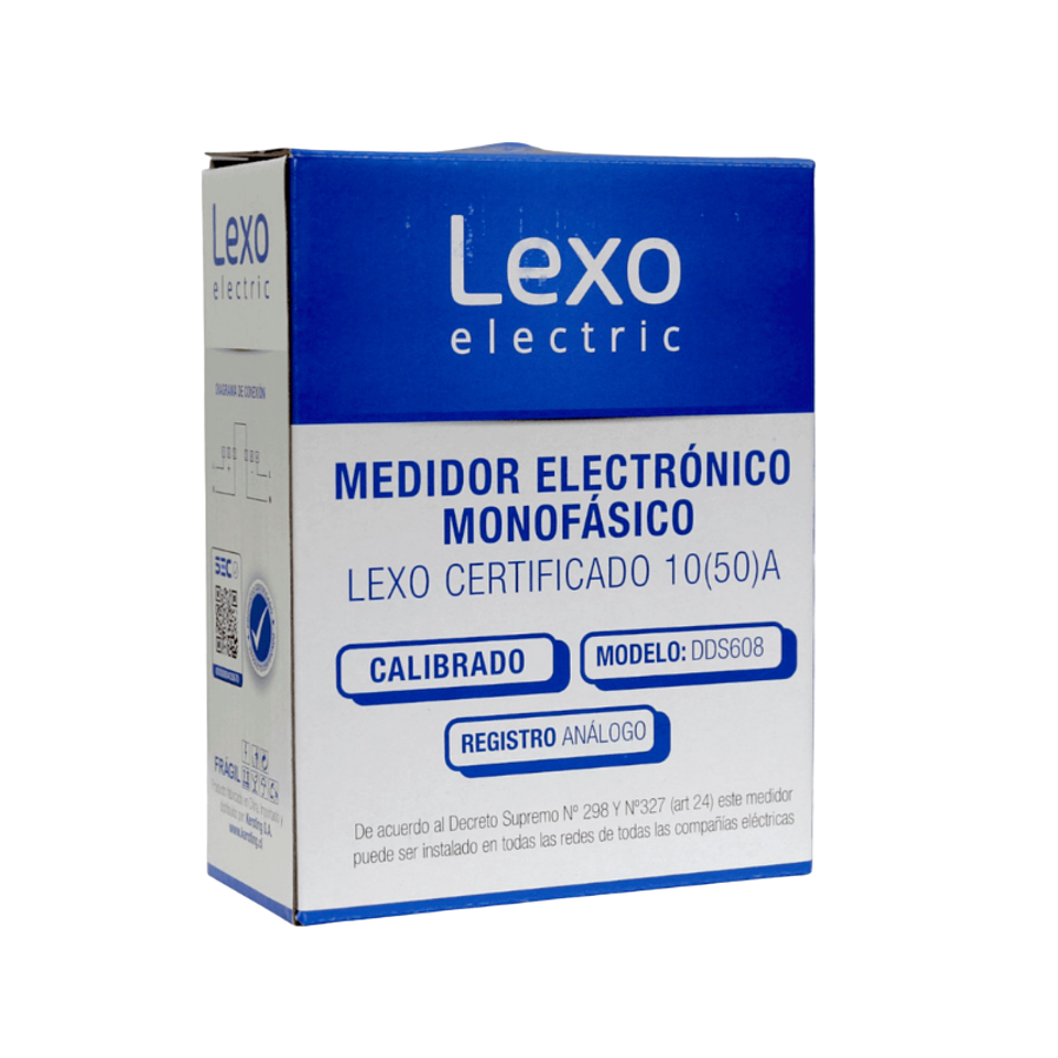 Medidor Electríco Monofásico Certificado Lexo 3