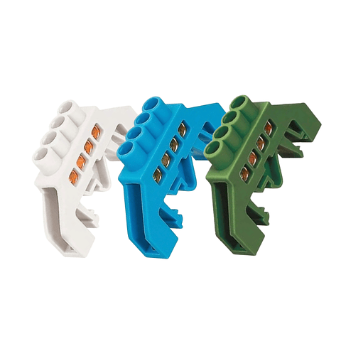 Barra Concesión Broce Aislada 4P Riel Din 