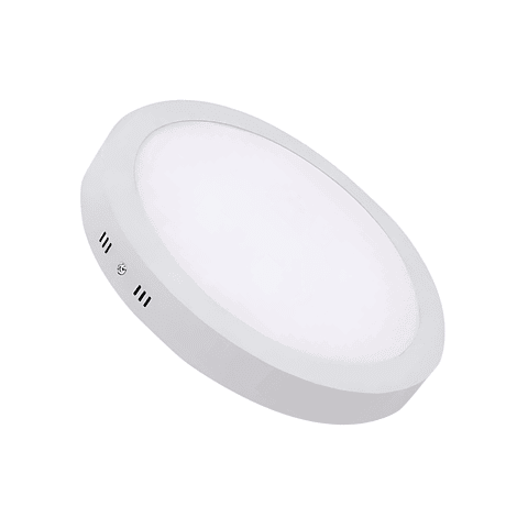 Pane Led Sobrepuesto Circular Luz Fria 5700K