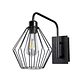 Aplique Farol A Muro Tipo Jaula Vintage Aluminio E27 - Miniatura 1