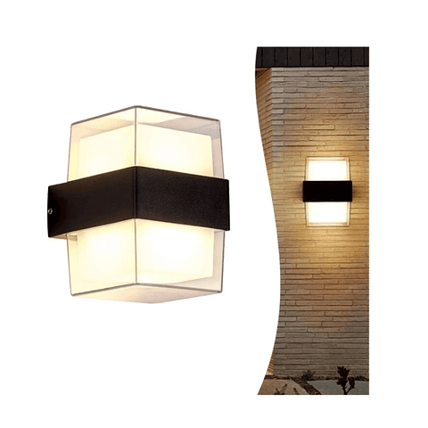 Lámpara De Pared Impermeable Para Exterior Y Interior 3000k IP65