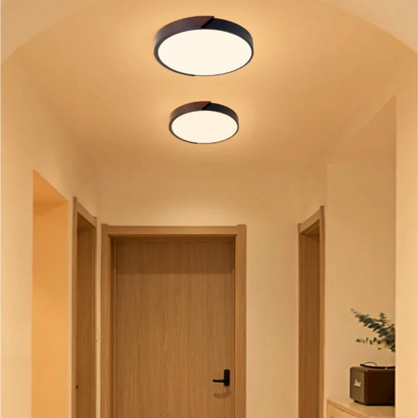 Lámpara Led Modelo C/Control Redonda Sobrepuesta 36w 40cm 3000-4000-6000k 4