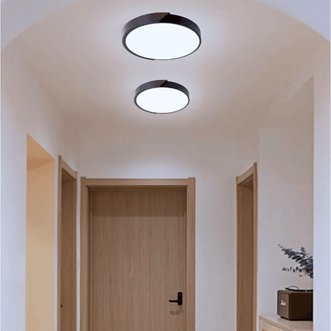 Lámpara Led Modelo C/Control Redonda Sobrepuesta 36w 40cm 3000-4000-6000k