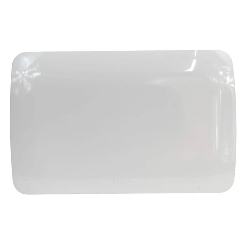 Placa Ciega Blanco Armada LEXO
