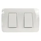 INTERRUPTOR 9/15 10A BLANCO LEXO - Miniatura 2