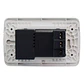 Tomacorriente Duplex 10A + 2 USB Blanco Armado Lexo - Miniatura 3