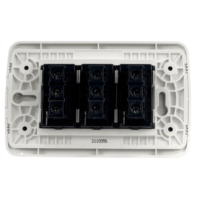 TOMA TRIPLE 10A 250V BLANCO LEXO 3