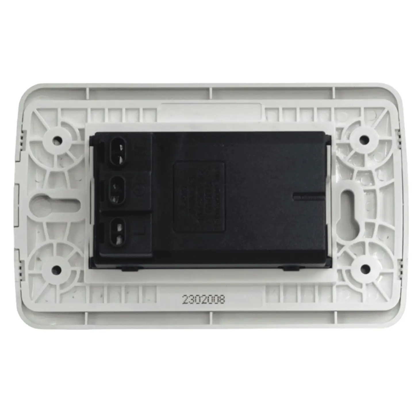 Toma Triple Compacto 10A 250V Blanco / Plata LEXO 3