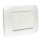 INTERRUPTOR 9/32 10A BLANCO LEXO - Miniatura 1